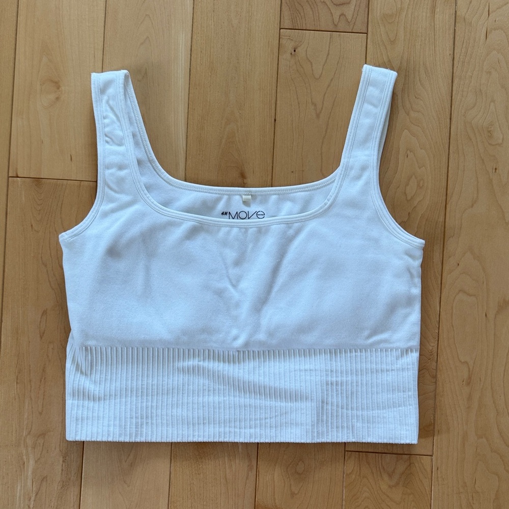 H&M Move White Sports Bra